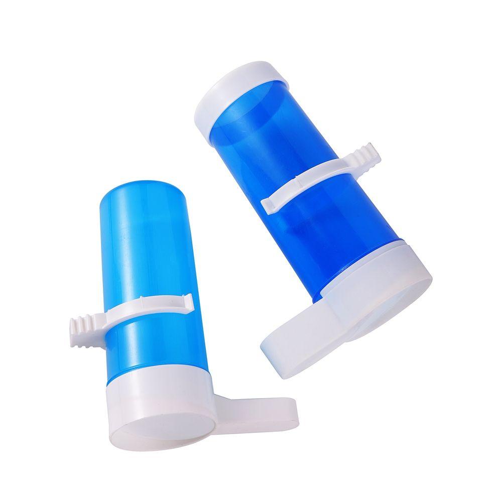 Set 5 Dụng Cụ Đựng Thức Ăn Bằng Nhựa Màu Ngà Cho Chim Vẹt