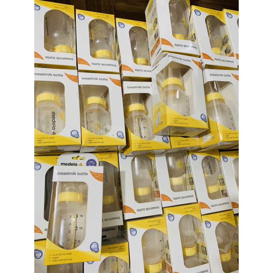 Bình sữa cho bé - Bình trữ sữa Medela 150ml, 250ml Bình sữa an toàn không BPA - tiêu chuẩn Hoa Kỳ