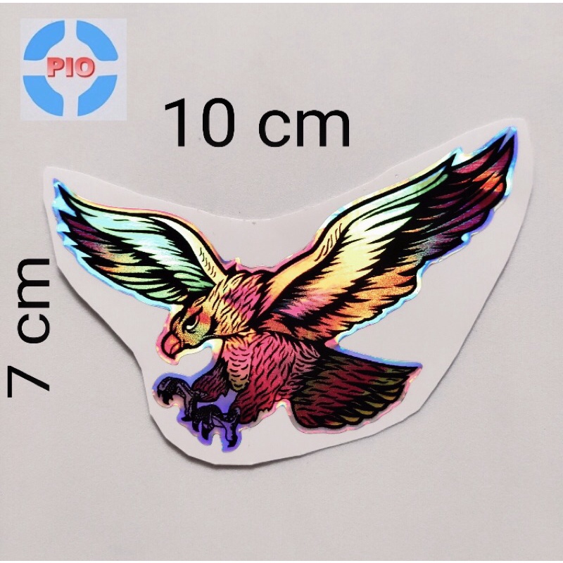 Tem Sticker 7 Màu Phản Quang Đại Bàng/ Chim ưng Trang Trí Xe Máy, Điện Thoại, Laptop