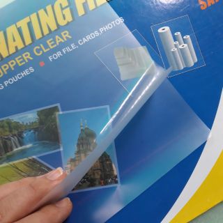 Combo 10 xấp Giấy ép/bìa nhựa plactis a4