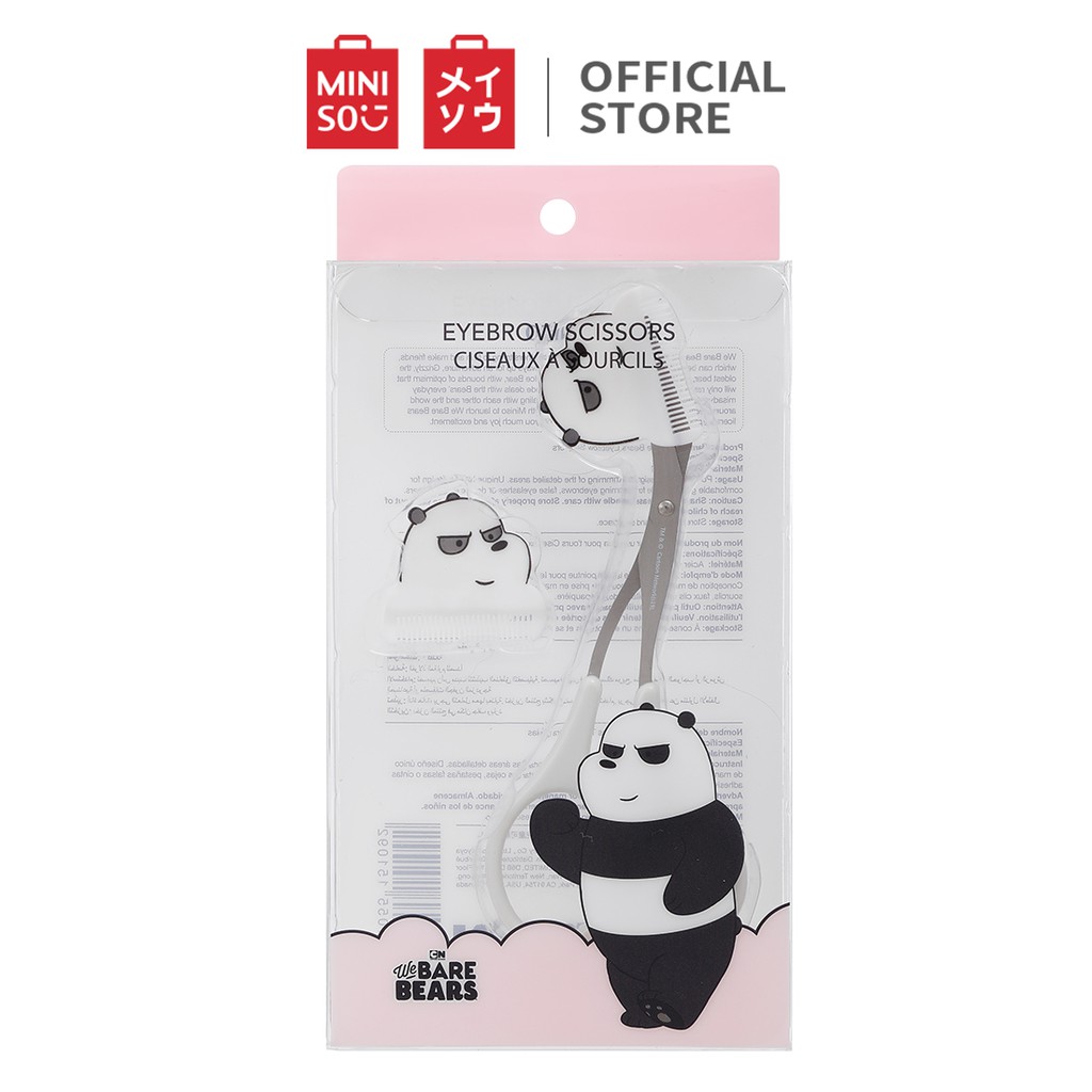 Kéo lông mày We Bare Bears Miniso