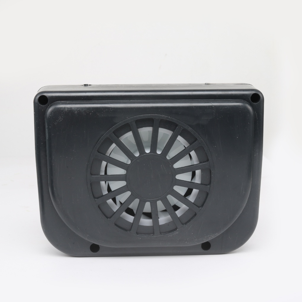 [Coco]Auto Fan Cooler Solar Powered Car Window Windshield Auto Air Vent Cooling Fan Cooler for 2545655 Motor