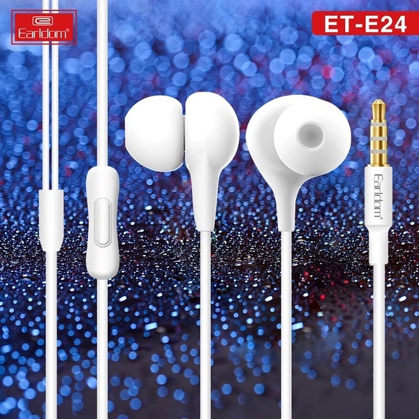 Tai nghe có dây, tai nghe có mic, jack 3.5mm, Extra Bass, Earldom ET-E24.