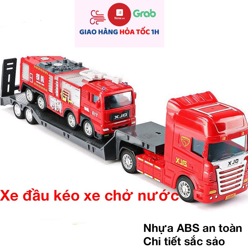 Tuyển tập xe đồ chơi mô hình xe đầu kéo KAVY các loại (gồm 2 xe) chi tiết sắc sảo, bền, đẹp nhựa ABS, màu sắc tinh tế