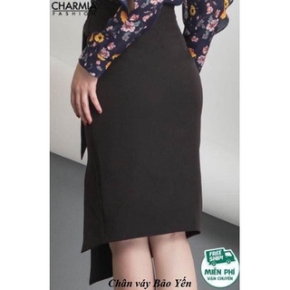 Chân váy xẻ vạt chéo thắt dây cạp - M39