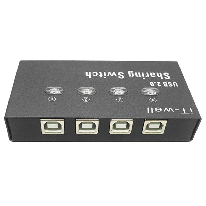 Thiết Bị Chia Cổng Usb 4 Trong 1 Cho Máy In / Máy Tính