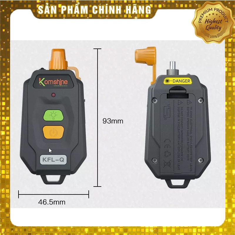 Bút Soi Cáp Quang KFL-Q 10km dạng móc khoá