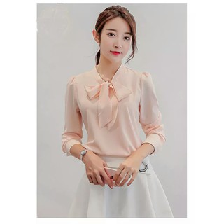 ÁO THẮT NƠ DỂ THƯƠNG MINA