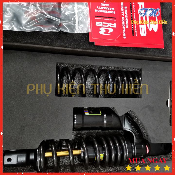 Phuộc Racing Boy Sau VE Click 125i 330mm Ty Vàng Chính Hãng RCB Cho Vario, Click, Vision, Fee Go