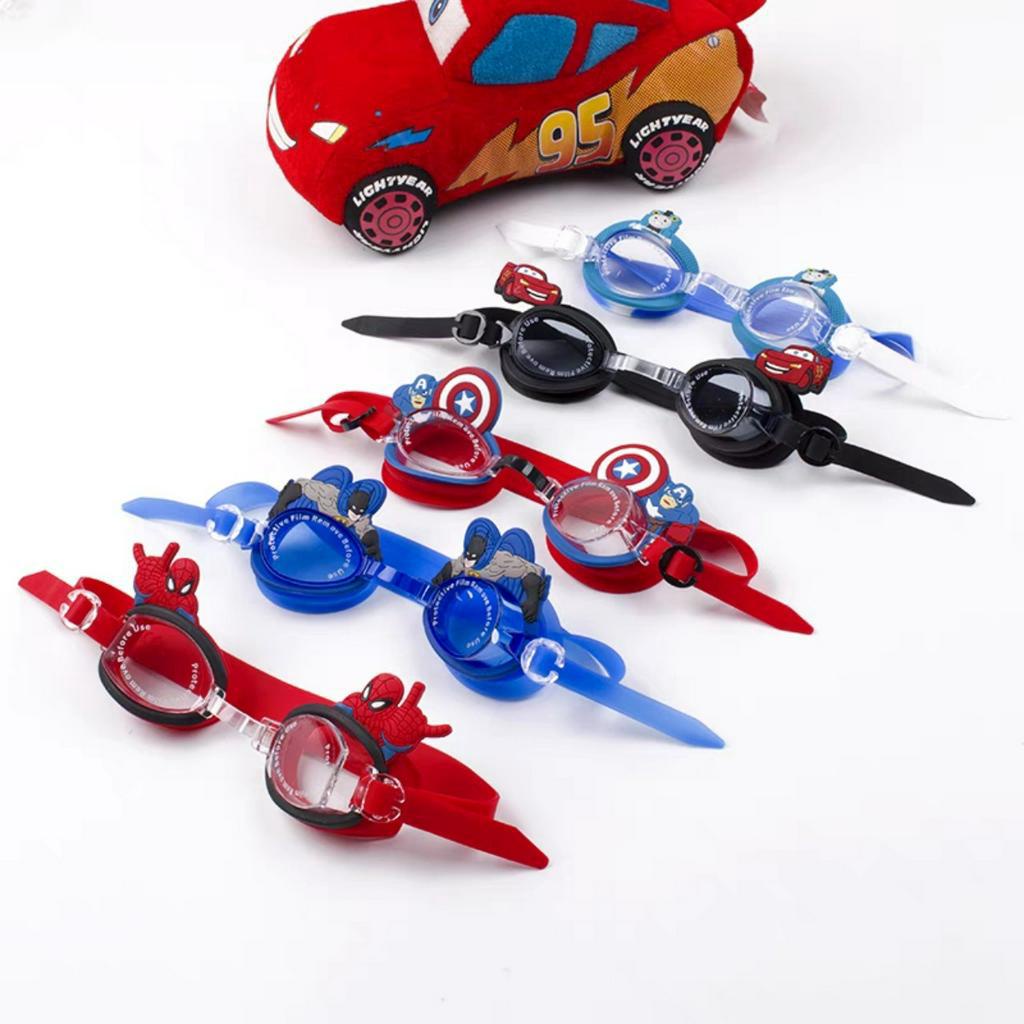 Kính bơi cho bé trai, bé gái từ 3 đến 7 tuổi - Hoạt hình ngộ nghĩnh - Tặng kèm nút bịt tai.