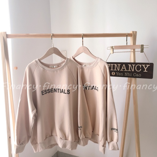 Áo Sweater form rộng unisex ⚡ MẪU MỚI ⚡ áo nỉ bông Essentials thiết kế hiện đại, trẻ trung năng động - A06 | BigBuy360 - bigbuy360.vn