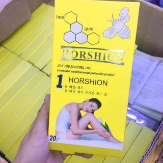Hộp 20 Miếng Dán Wax Lông Horshion