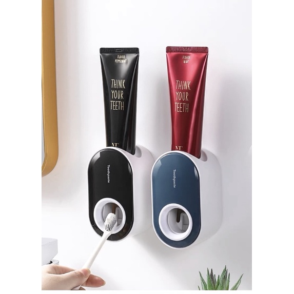 Máy lấy kem đánh răng tự động dán tường chịu lực, Cao cấp