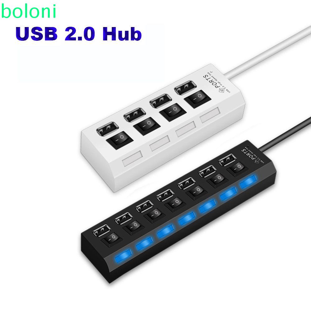 Bộ chia cổng sạc nhanh Usb mở rộng có công tắc on / off 4 cổng 7 cổng cho Pc Laptop tiện dụng