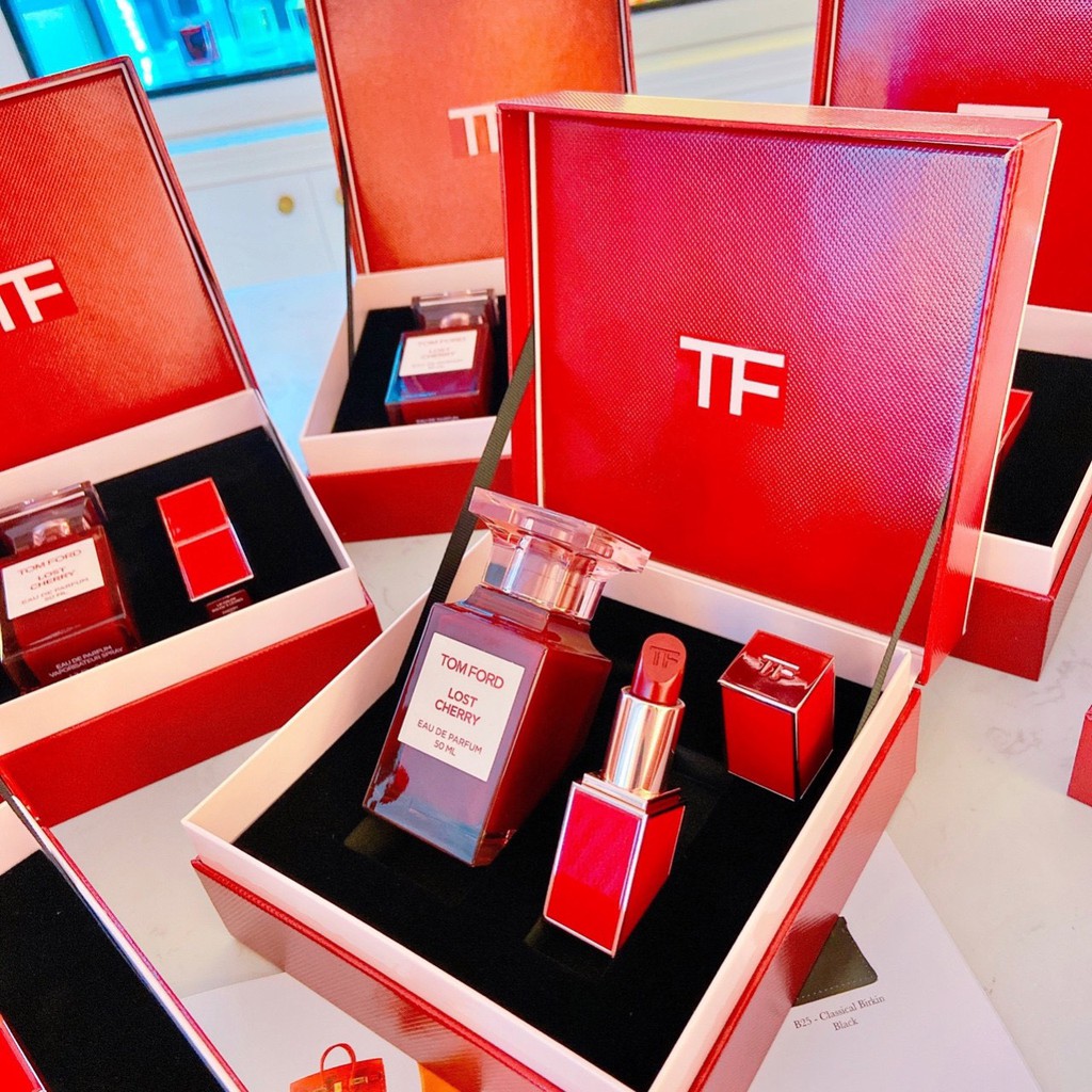 💥 Gift set nước hoa nữ Lost Cherry + son - Tom Ford | Thế Giới Skin Care
