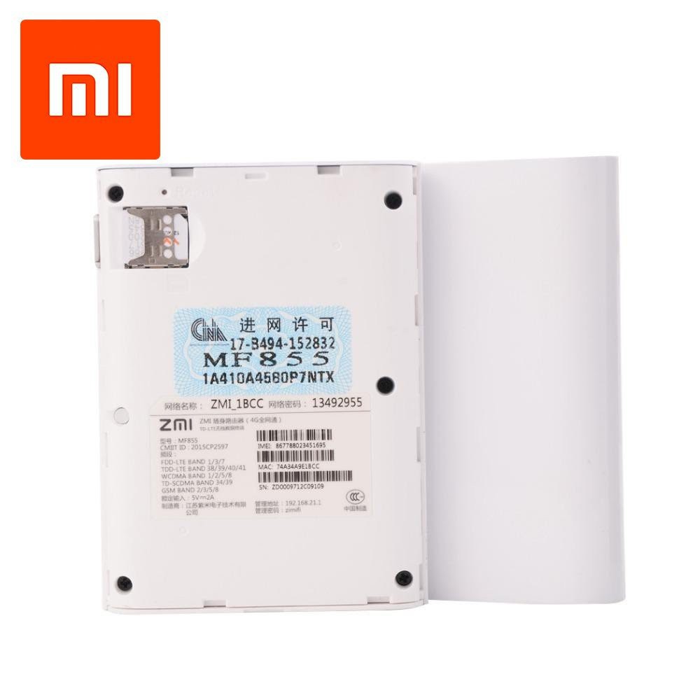 Bộ phát wifi 4G Xiaomi kiêm sạc dự phòng MF855 7800mah