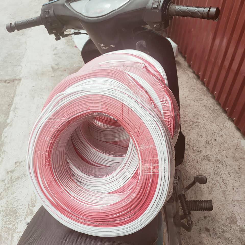 Dây điện đôi mềm 2 x 0.5mm , cuộn 200m ( lõi đồng nguyên chất 100%) bao giá toàn quốc
