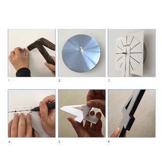 đồng hồ dán tường