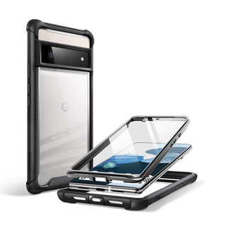 Ốp điện thoại SUPCASE trong suốt kèm miếng bảo vệ màn hình cho Google Pixel 6 Pro 2021