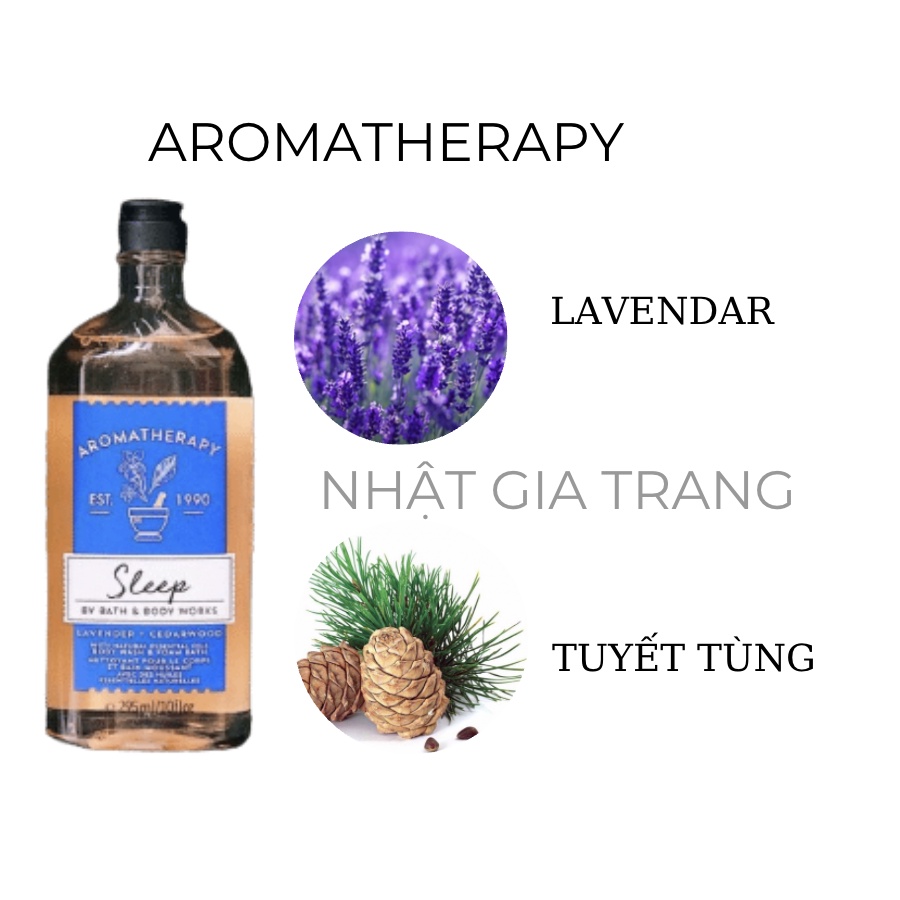 ✨BST Thư Giãn✨| 💦 Gel Tắm Tạo Bọt Lưu Hương Dòng Thư Giãn Bath & Body Works Aromatherapy | BigBuy360 - bigbuy360.vn