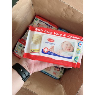Giấy ướt baby thiên phúc 100 tờ mềm mịn ai cũng dùng được