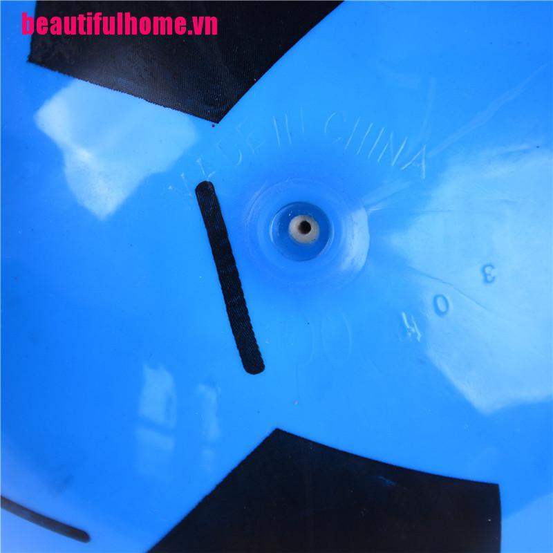 1 Quả Bóng Đá Bơm Hơi Bằng Nhựa Pvc Cho Bé