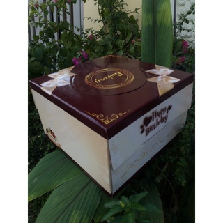 [kèm đế] 10 hộp bánh kem size 40x40x20,hộp bánh sinh nhật giá rẻ