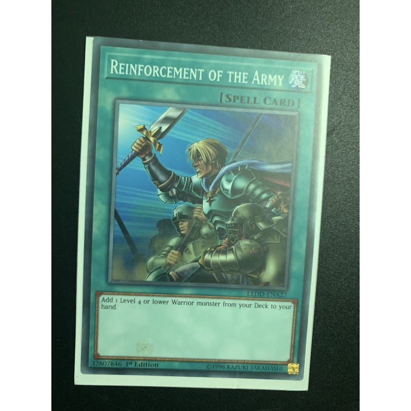 bài yugioh: reinforcement of the army