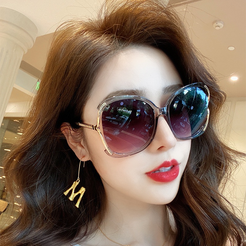Kính Mát Chống Tia UV Phong Cách Âu Mỹ Cổ Điển Thời Trang