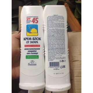 KEM CHỐNG NẮNG FLORESAN SPF 45 NGA 