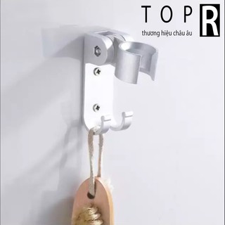 Đế cài sen tắm hợp kim nhôm TOP R - Đế cài sen tắm có móc treo