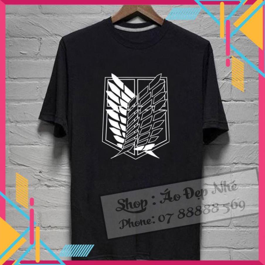 Áo thun Attack On Titan chất đẹp / có size cho trẻ em