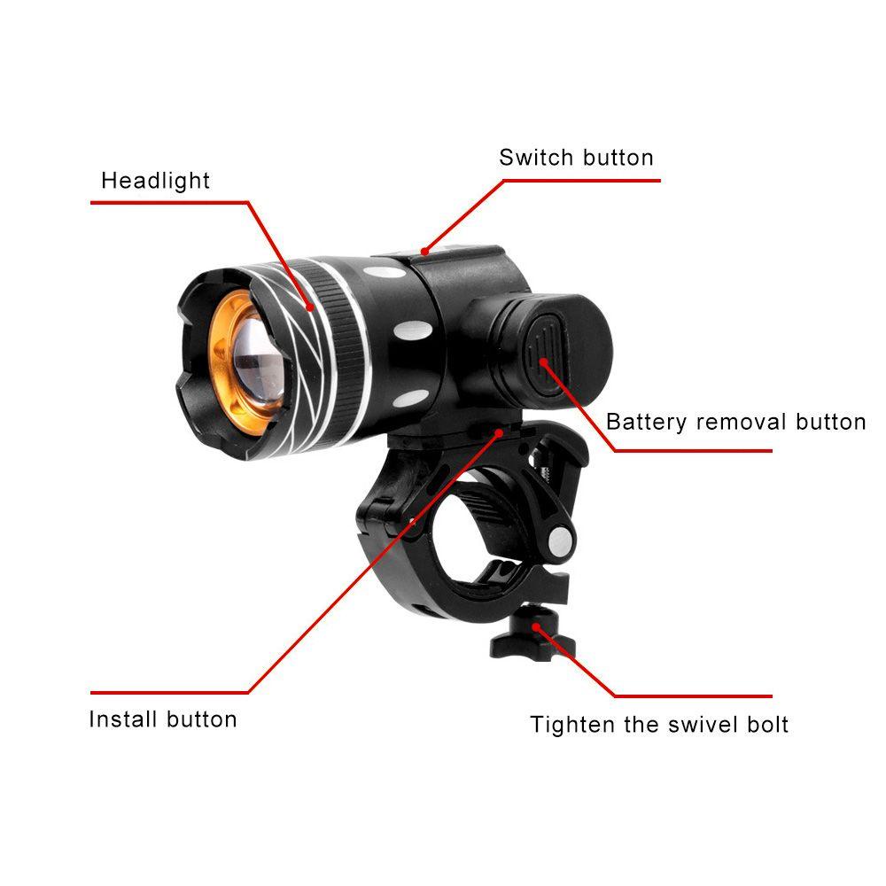 Đèn Pha ZAIJIE24 Chống Thấm Nước Có Thể Sạc Lại Bằng Cổng USB Dành Cho Xe Đạp Điện Ninebot Skateboards MAX G