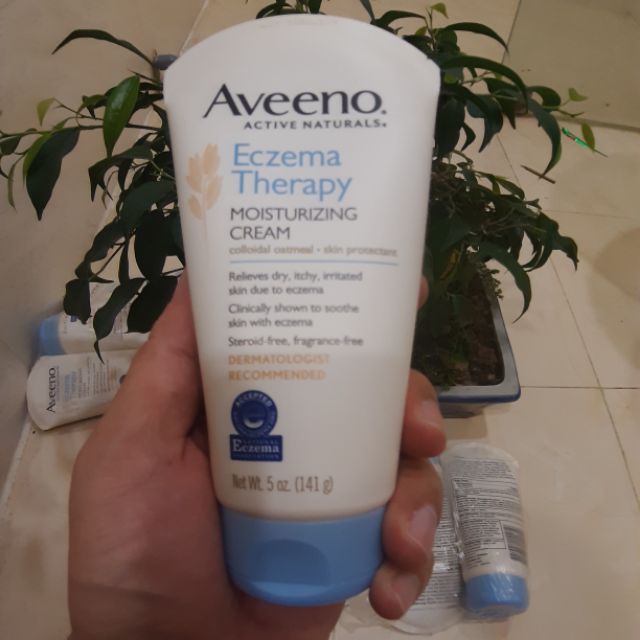 Kem hỗ trợ điều trị chàm, dưỡng ẩm Aveeno Eczema 141g, Nhập Mỹ Xịn
