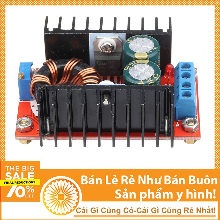 Module Tăng Áp Boost DC-DC 150W Có Tinh Chỉnh DHCNHN