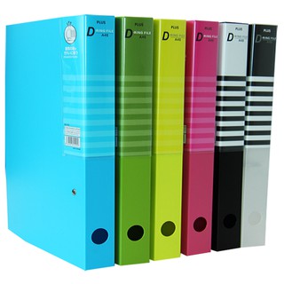 File còng Plus D-Ring dày 3.5cm, chứa được 280 tờ A4 - Nhiều màu lựa chọn