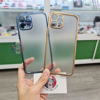 Ốp dẻo nhám viền màu Likgus Shining Matte IP 12 Pro Max / 12 Pro