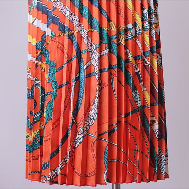Chân váy Maxi hoạ tiết in thiết kế hợp thời trang | BigBuy360 - bigbuy360.vn
