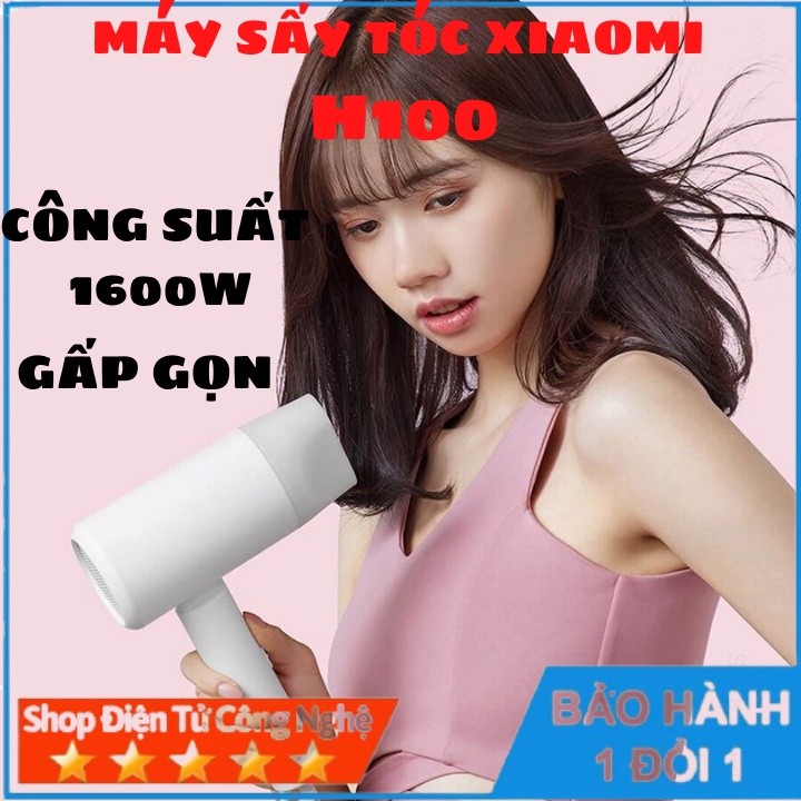 Máy sấy tóc Xiaomi Mijia H100 công suất 1600w, có thể gấp gọn