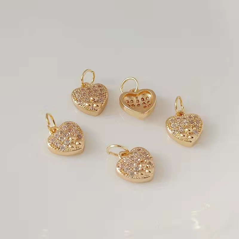 Mặt Dây Chuyền Trái Tim Mạ Vàng 14K Dễ Thương