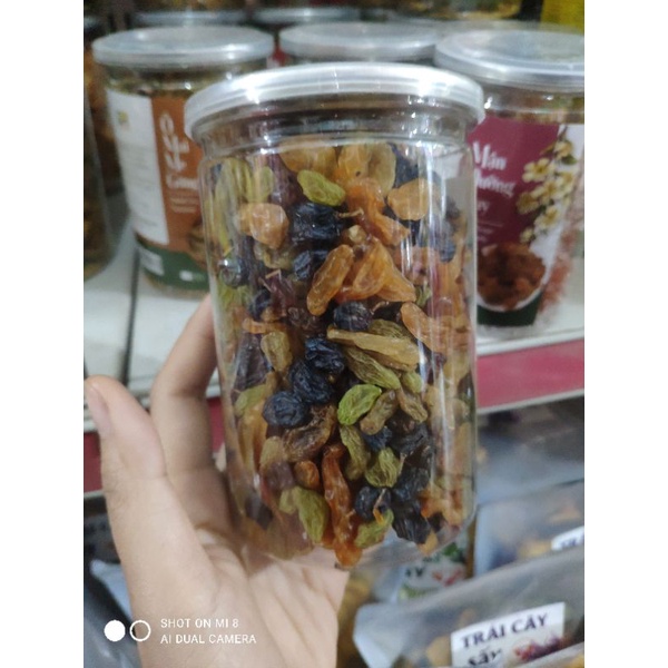 Nho khô siêu ngon hộp 400g (nho vàng, mix)