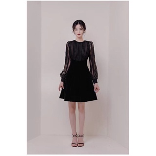 Đầm dự tiệc chất liệu hàn