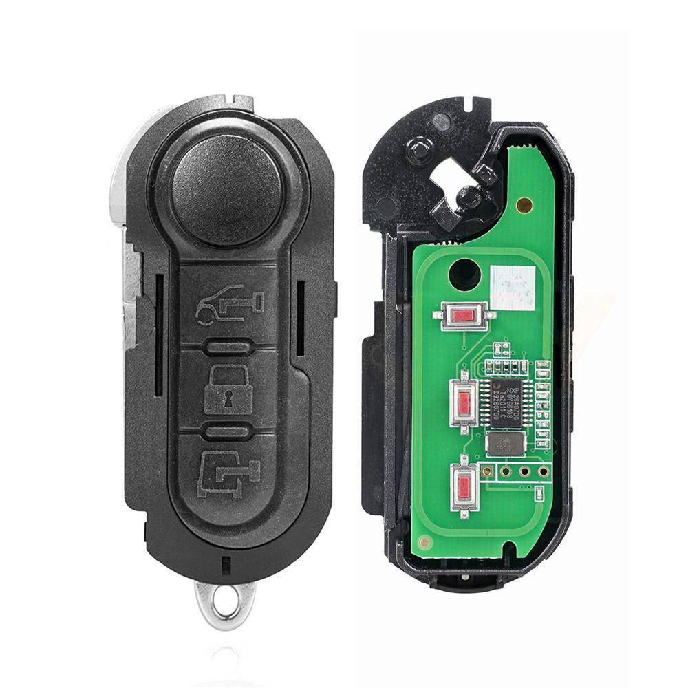 BTLIMER Chìa Khóa Xe Hơi Điều Khiển Từ Xa 433MHz Cho Fiat 500 500L Punto Florino Doblo Qubo