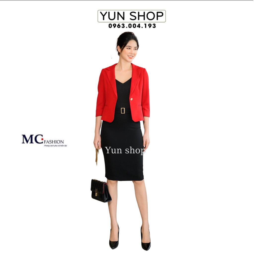 Áo Vest Nữ Blazer Thời Trang Công Sở Màu Đỏ Đẹp Đủ Size S,M,L,XL Chuẩn Phom Ôm Dáng Đẹp TAV392