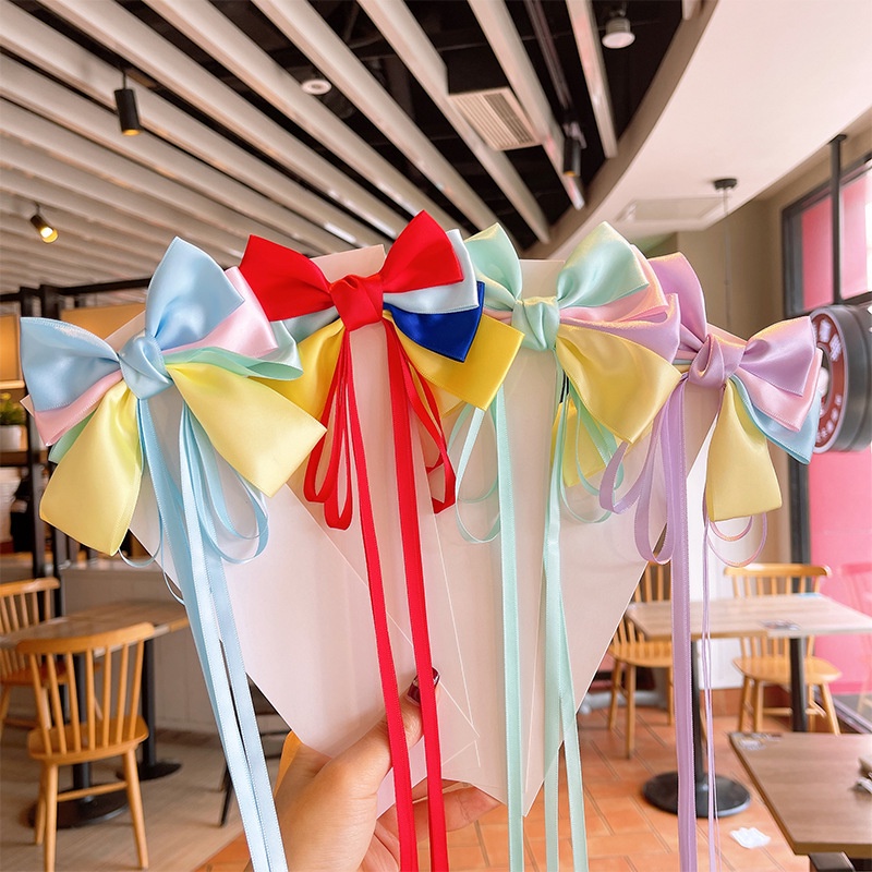 Kẹp Tóc Hình Nơ Họa Tiết Công Chúa Bạch Tuyết Dễ Thương Cho Bé Gái