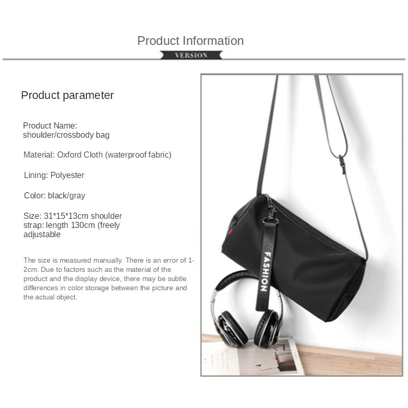 Túi đeo chéo phù hợp nam giới luyện tập thể dục thể thao du lịch ngoài trời | BigBuy360 - bigbuy360.vn