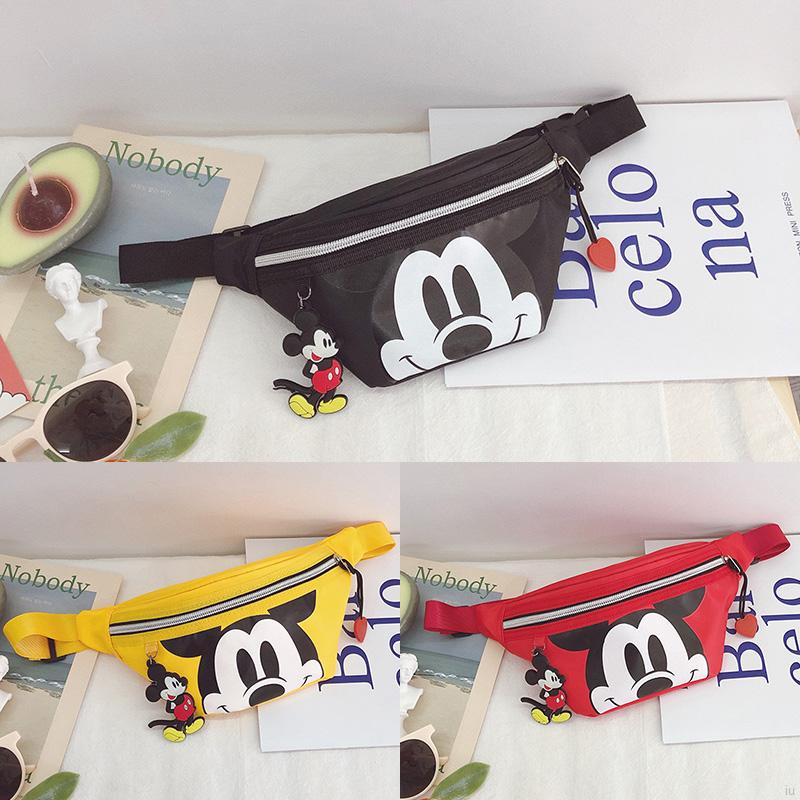 Túi Đeo Chéo In Hình Chuột Mickey Đáng Yêu Cho Bé