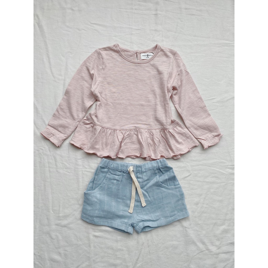 Slub Long Sleeve Shirt (Áo Dài Tay Dáng Peplum)