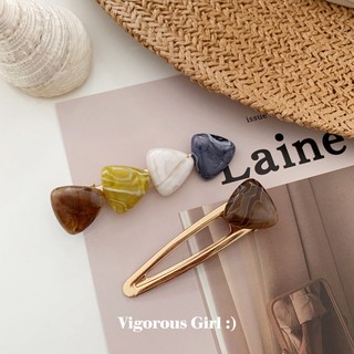 Kẹp tóc vân đá sang chảnh