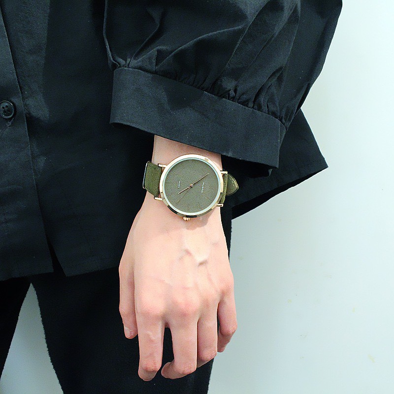 ĐỒNG HỒ NAM NỮ THỜI TRANG VISER DÂY NHUNG DH85 | BigBuy360 - bigbuy360.vn